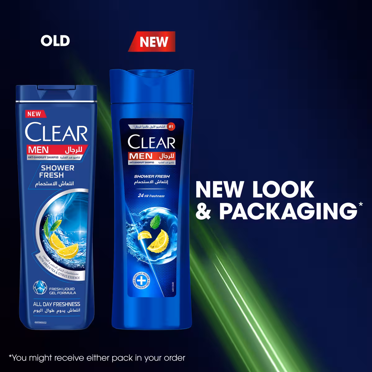 شامپو مردانه کلیر SHOWER FRESH