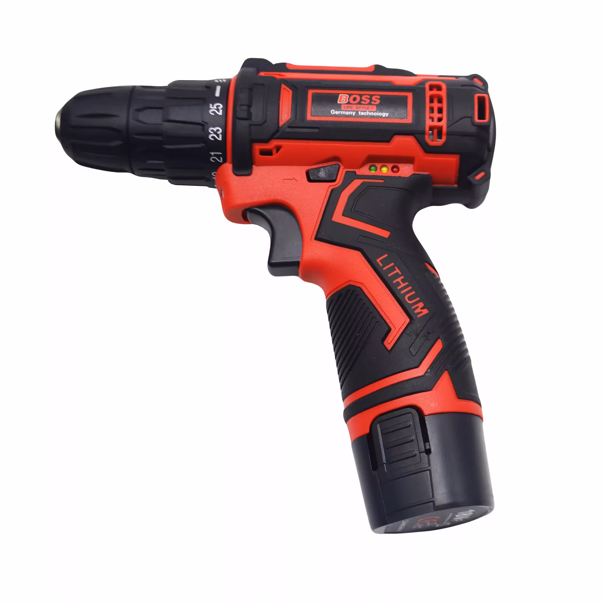 دریل پیچ گوشتی 10 میلی متری 18 ولت باس مدل شارژی کد YP-18V مجموعه 28 عددی