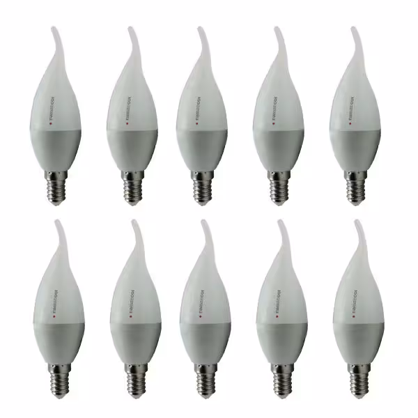 لامپ 7 وات نمانور مدل C37-Tailed پایه E14 بسته 10 عددی