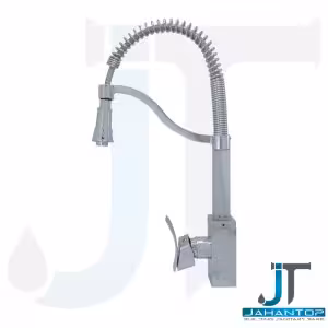 شیر ظرفشویی اهرمی فنری کروم آریانا (مدل آپادانا)