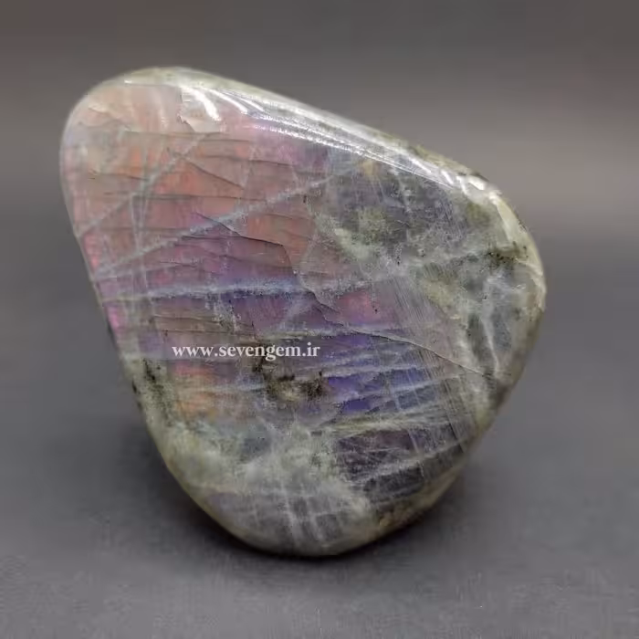 راف سنگ لابرادوریت بنفش (کدA596)