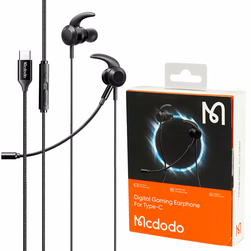 هندزفری با سیم تایپ سی گیمینگ مک دودو مدل HP134