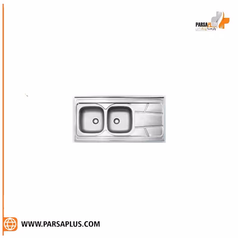 سینک توکار مدل 222 استیل البرز