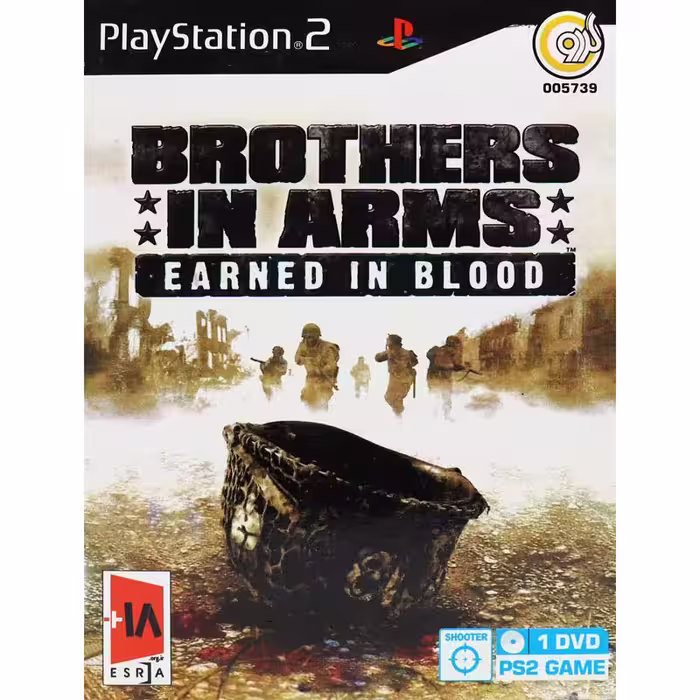 بازی پلی استیشن 2 BROTHERS IN ARMS EARNED IN BLOOD PS2 گردو
