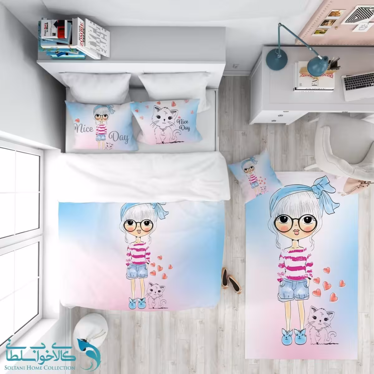 روتختی طرح شایلی سایز یکنفره کد A1725