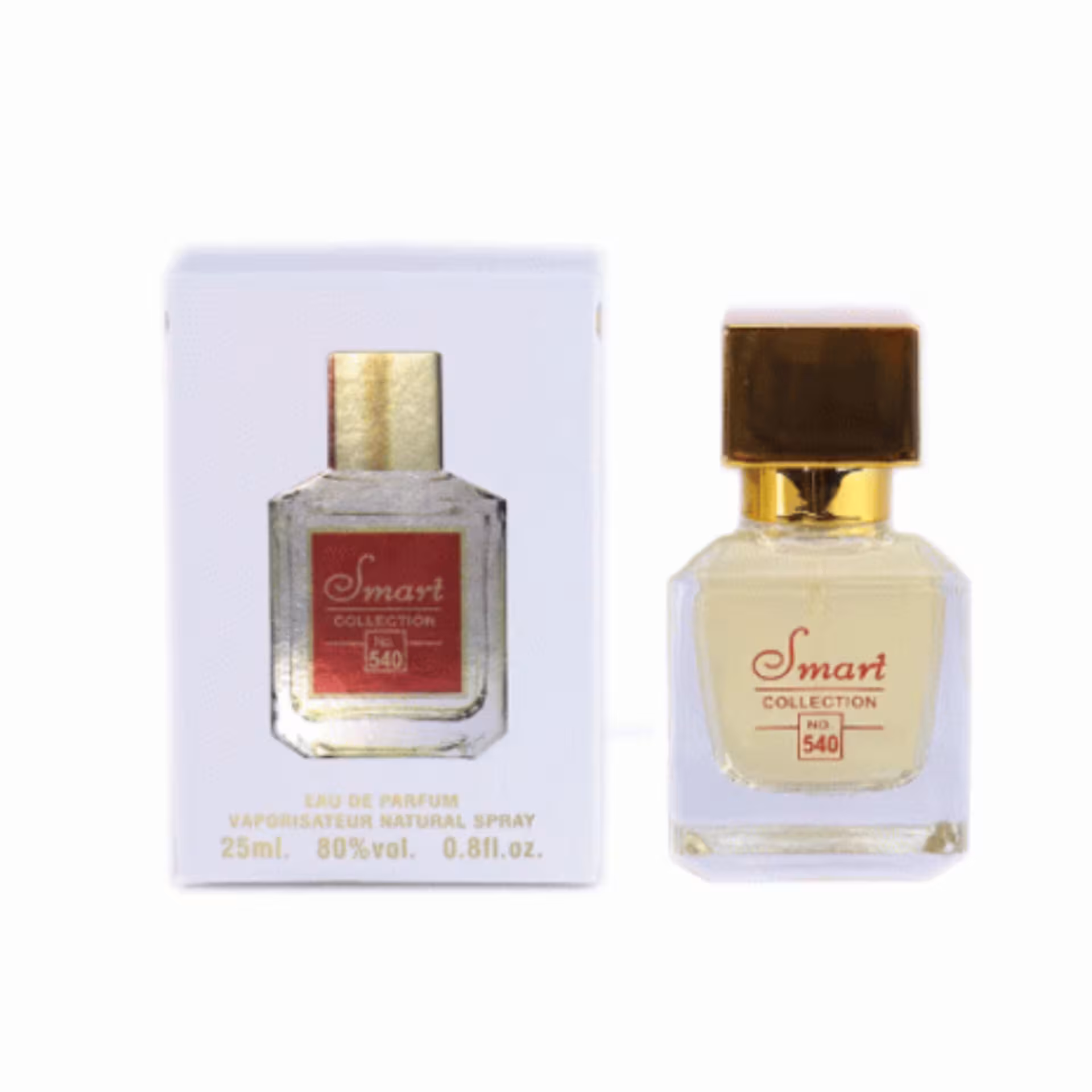 ادکلن زنانه مردانه اسمارت مدل باکارات رژ سفید کد 540 حجم 25 میل