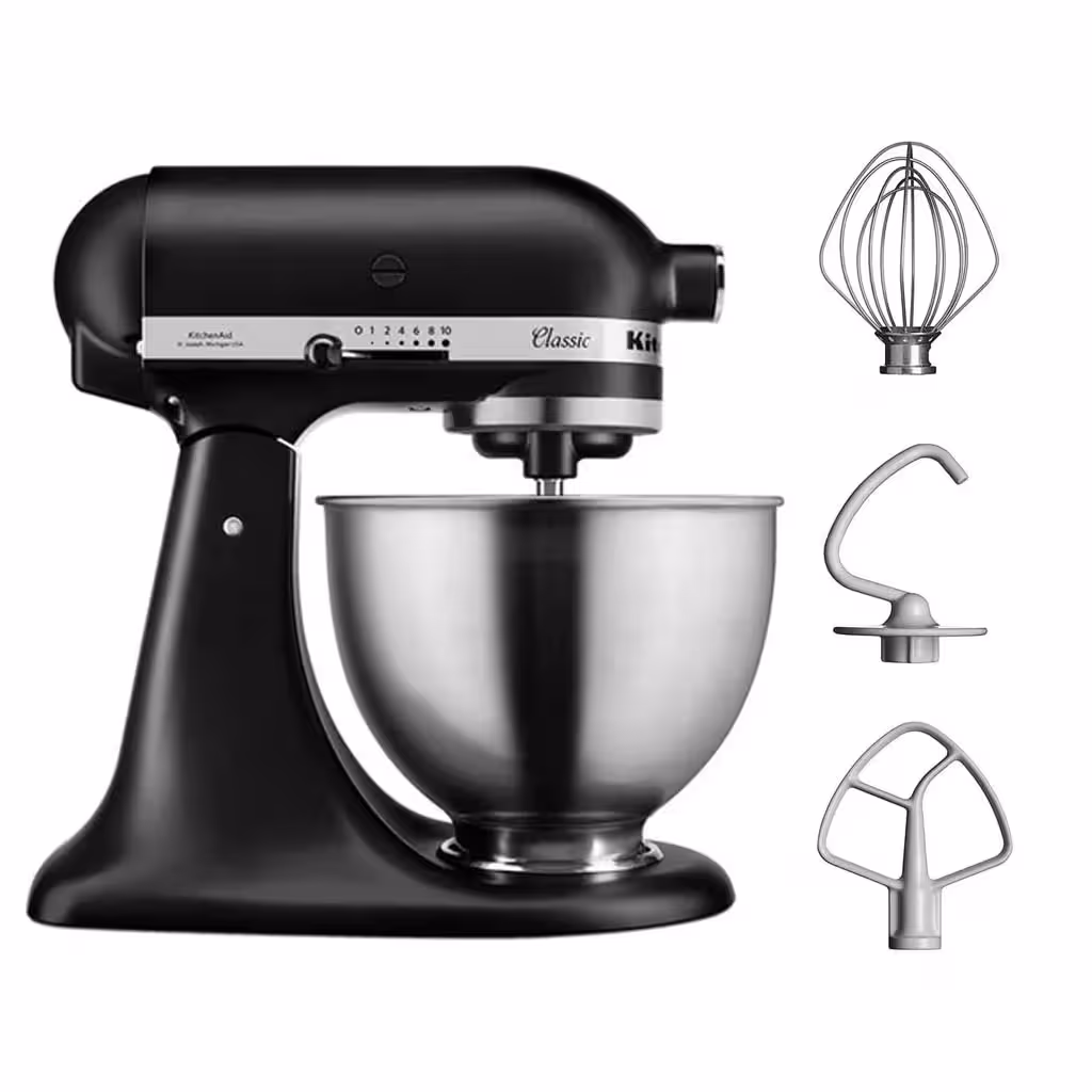 همزن کاسه ای KitchenAid مدل 5K45SSBSL