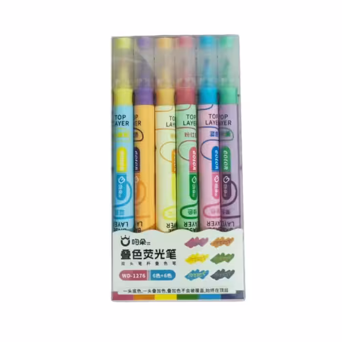 ماژیک رنگ آمیزی مدل 1276 بسته 6 عددی | چاوه