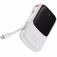 پاور بانک فست شارژ باسئوس مدل Qpow Pro PPQD06010 با پشتیبانی QC3.0 و PD 22.5W، ظرفیت 10000 میلی آمپر ساعت
