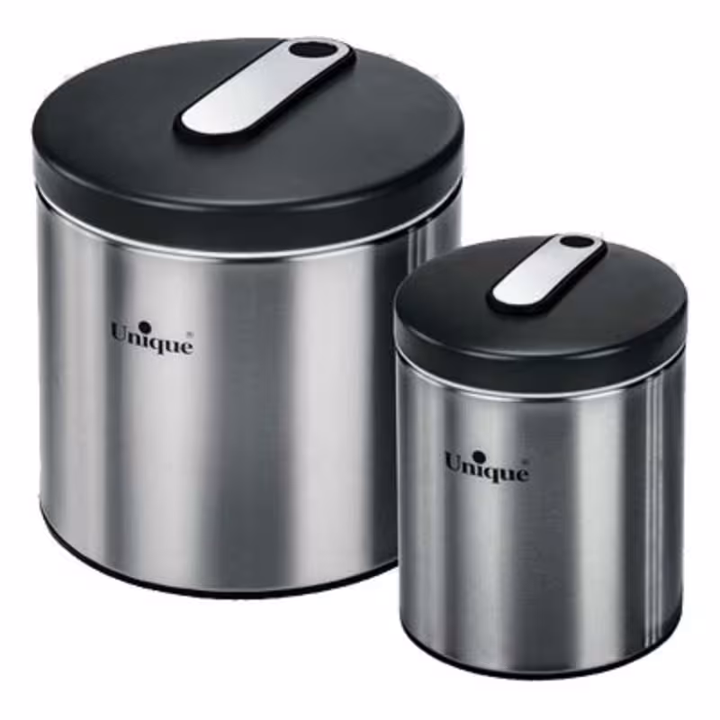 سطل قند و شکر استیل یونیک مدل UN-1612