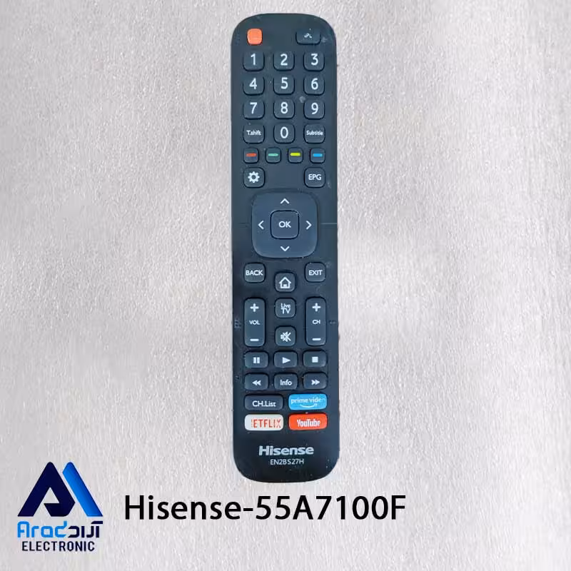 کنترل اصلی تلویزیون هایسنس 55A7100F