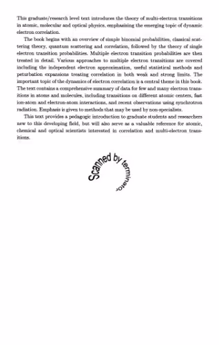 خرید و دانلود نسخه کامل کتاب Electron correlation dynamics in atomic collisions