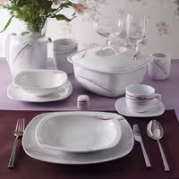 سرویس چینی 98 پارچه 12 نفره کامل آلبا پلاتینی