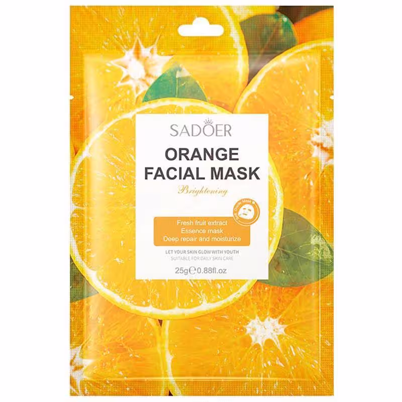 ماسک ورقه ایی پرتقال سادور مدل Brightening