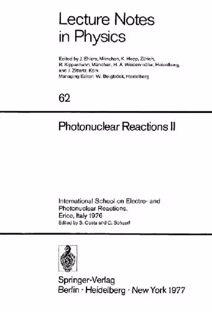 خرید و دانلود نسخه کامل کتاب Photonuclear Reactions II