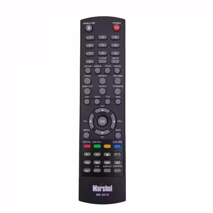 ریموت کنترل گیرنده دیجیتال و DVD مارشال مدل 5019