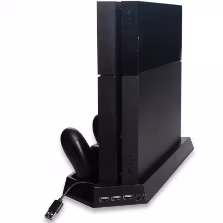 Ps4 fat 500 کپی خور فول گیم دو دسته با پایه فن کارکرده