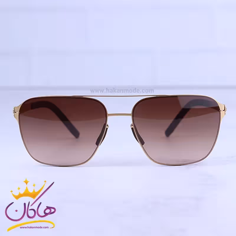 عینک آفتابی مردانه آیس برلین طلایی مدل JONATHAN L/1