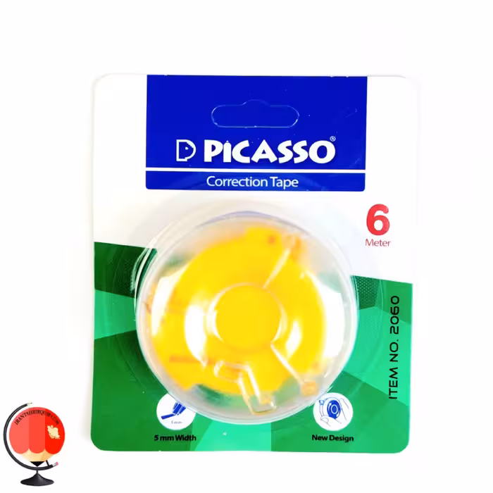 لاک غلط گیر نواری چرخشی 6 متری پیکاسو زرد کد 1633
