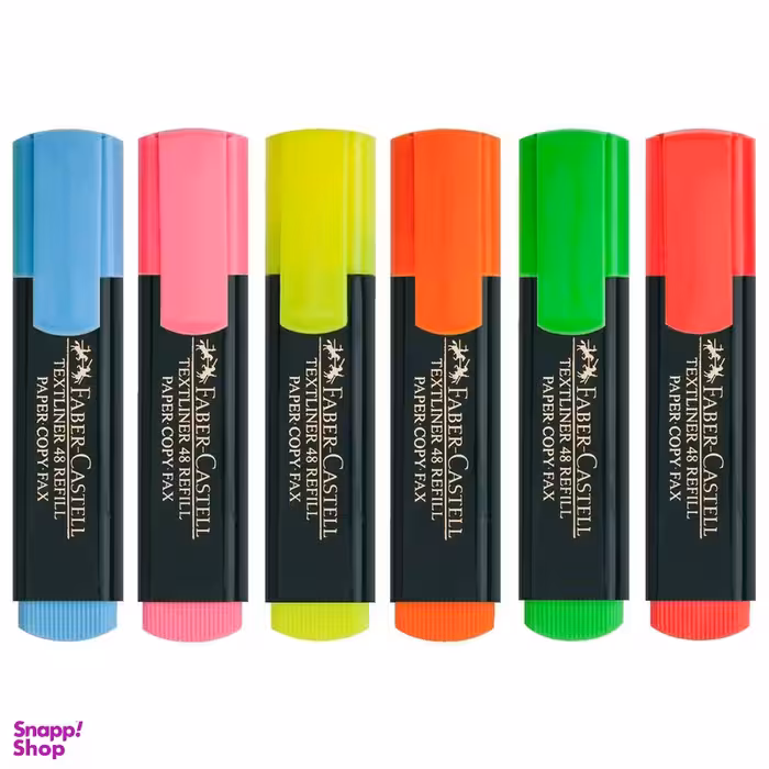 ماژیک علامت گذار فابر کاستل مدل 765 بسته 6 عددی