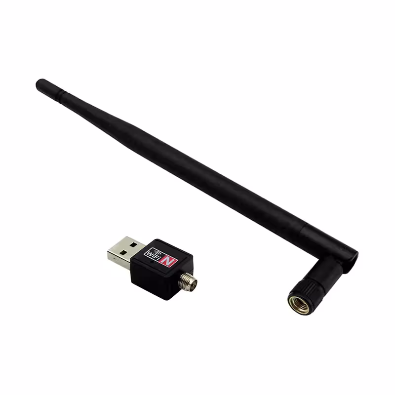 دانگل کارت شبکه USB بی سیم مدل 802.11N آنتن بلند