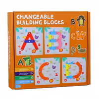 بازی فکری چوب چین حروف و اعداد انگلیسی