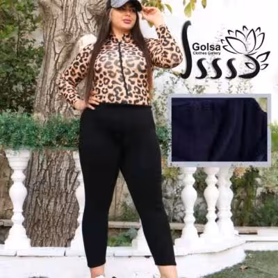 شلوار توکرکی شلوار گرمکن زنانه شلوار سایز بزرگ زنانه