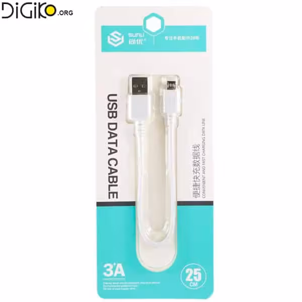 کابل میکرو USB کوتاه مناسب پاور بانک