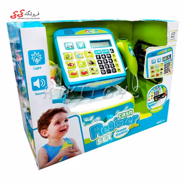 اسباب بازی ست صندوق فروشگاهی رومیزی فایو استار CASH REGISTER