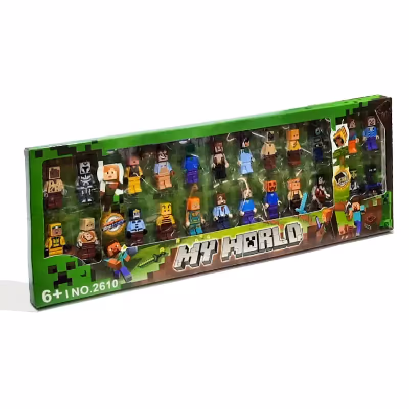 لگو شخصیت‌های ماین‌کرافت (Minecraft) 24 تایی