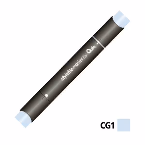 ماژیک راندو دوسر کوییلو کد CG1 مدل Stylefile (رنگ cool grey 1)