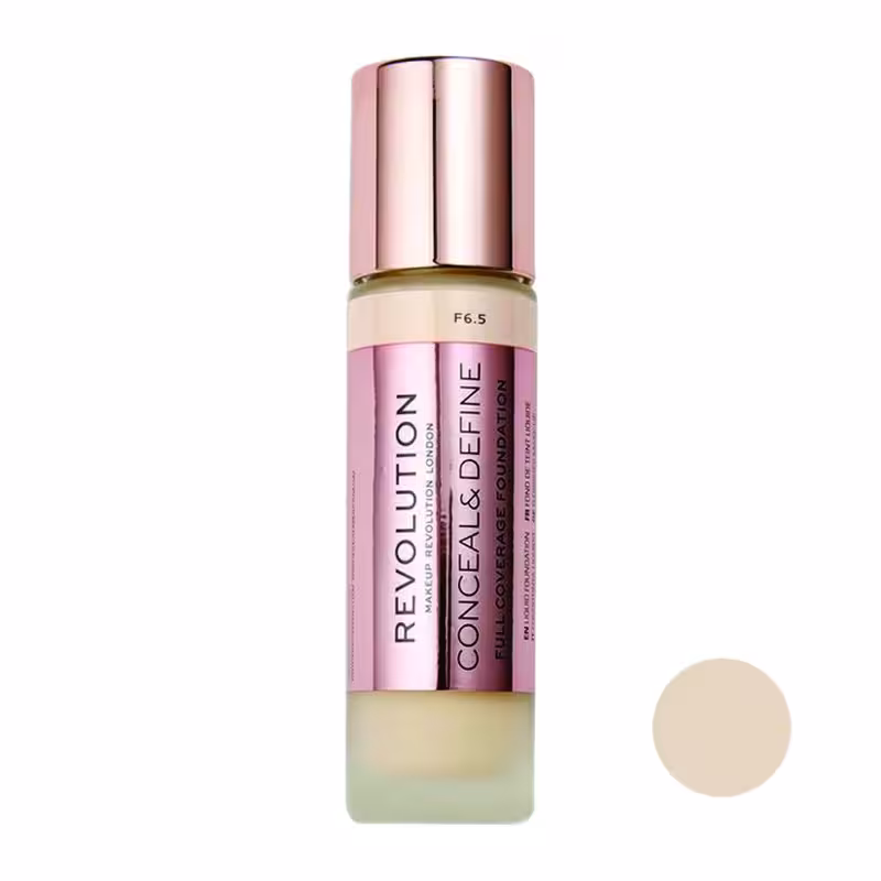 کرم پودر کانسیل اند دیفاین رولوشن revolution Revolution conceal and define foundation 23ml