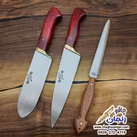 سرویس چاقو قصابی استیل | راسته، سلاخی و مصقل