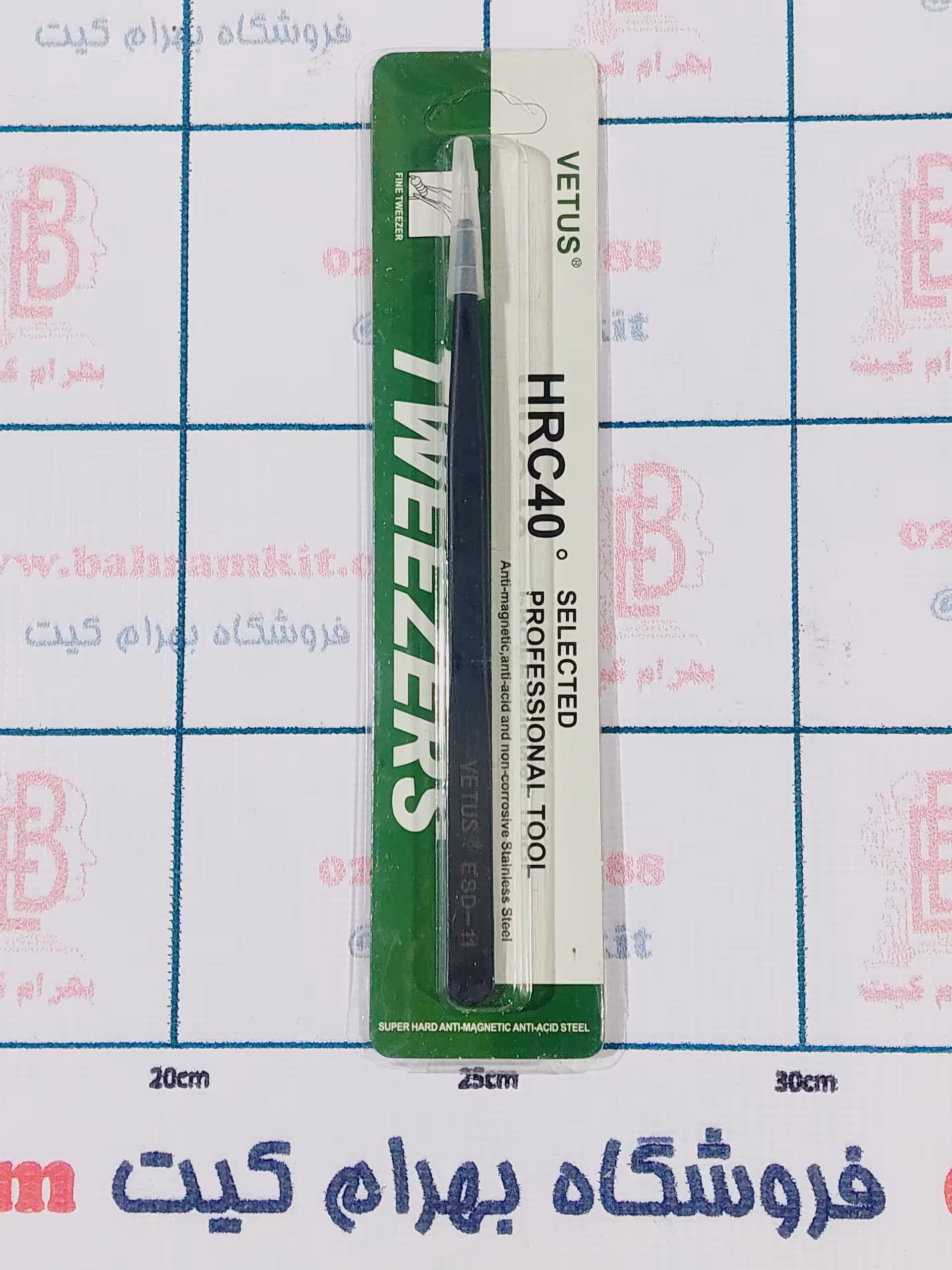 پنس نوک تیز صاف VETUS
