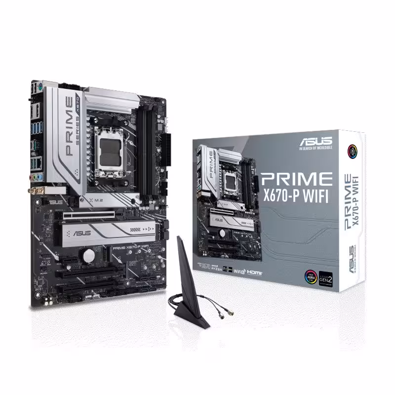 مادربرد ایسوس مدل PRIME X670-P WIFI با سوکت پردازنده AM5