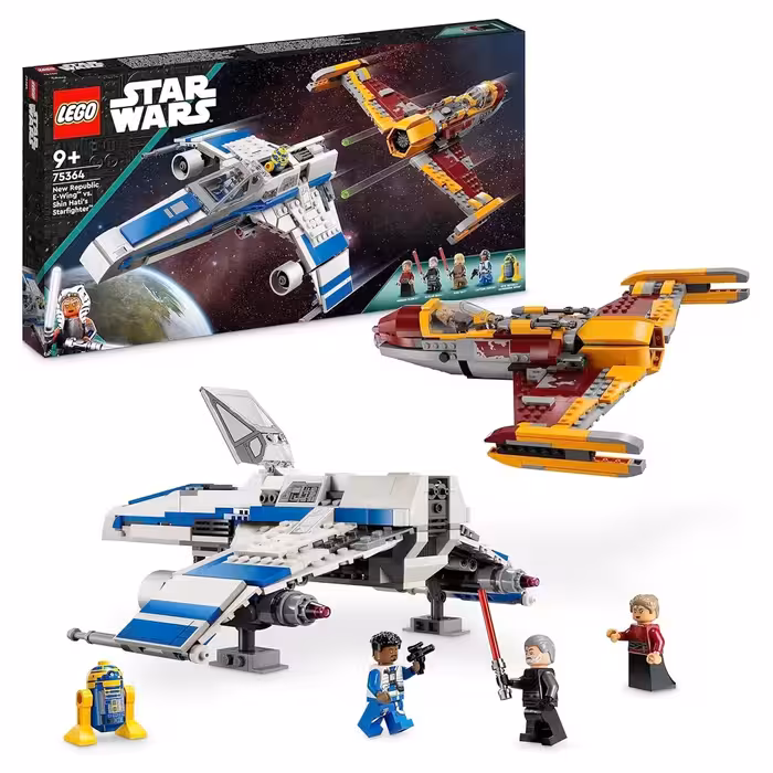 لگو Star Wars مدل New Republic E-Wing™ vs. Shin Hati’s Starfighter™ 75364