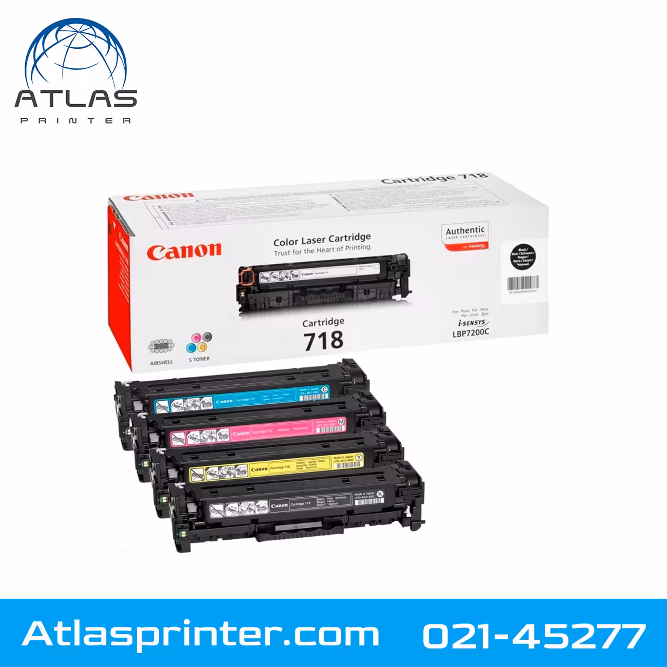 کارتریج ست چهار رنگ کانن Canon 718