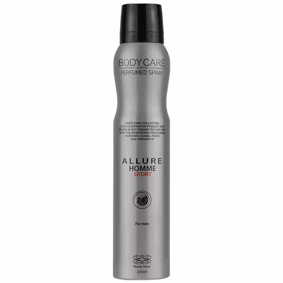 اسپری بدن مردانه آلورهوم اسپرت بادی کر | رایحه خنک و اسپرت، مناسب آقایان و بانوان، حجم 200 میل