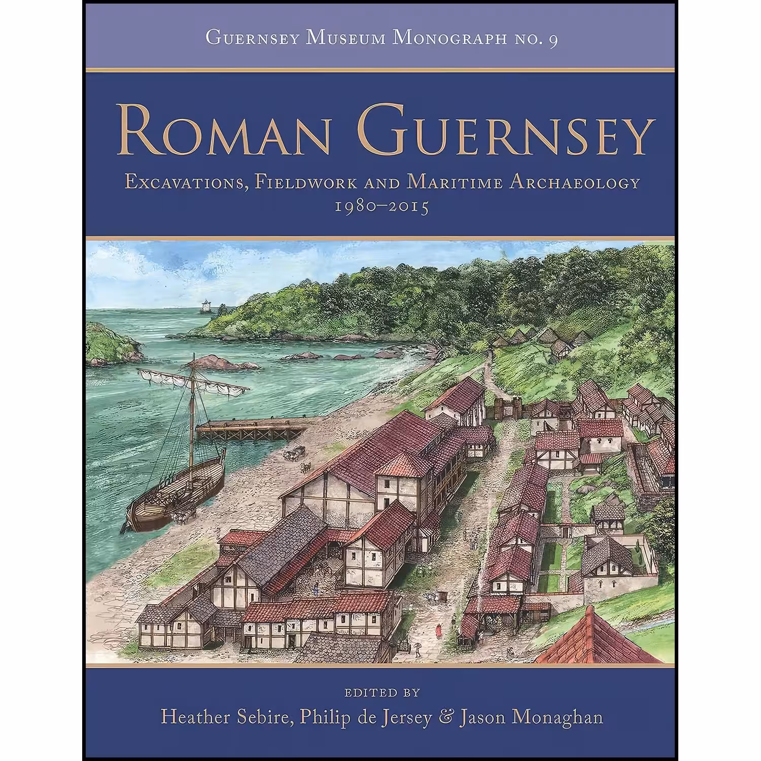 کتاب زبان اصلی Roman Guernsey انتشارات Oxbow Books