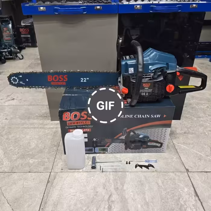 اره زنجیری بنزینی 55 سانت باس مدل CHn55