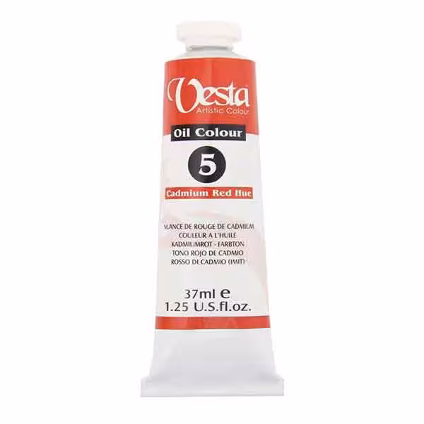 رنگ روغن وستا Cadmium Red Hue 5