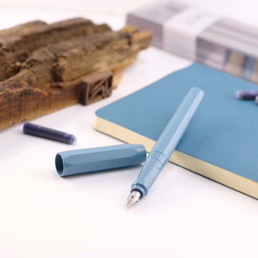 خودنویس کاوکو بلیستر پرکئو سبزآبی KAWECO Perkeo blister FP Breezy Teal
