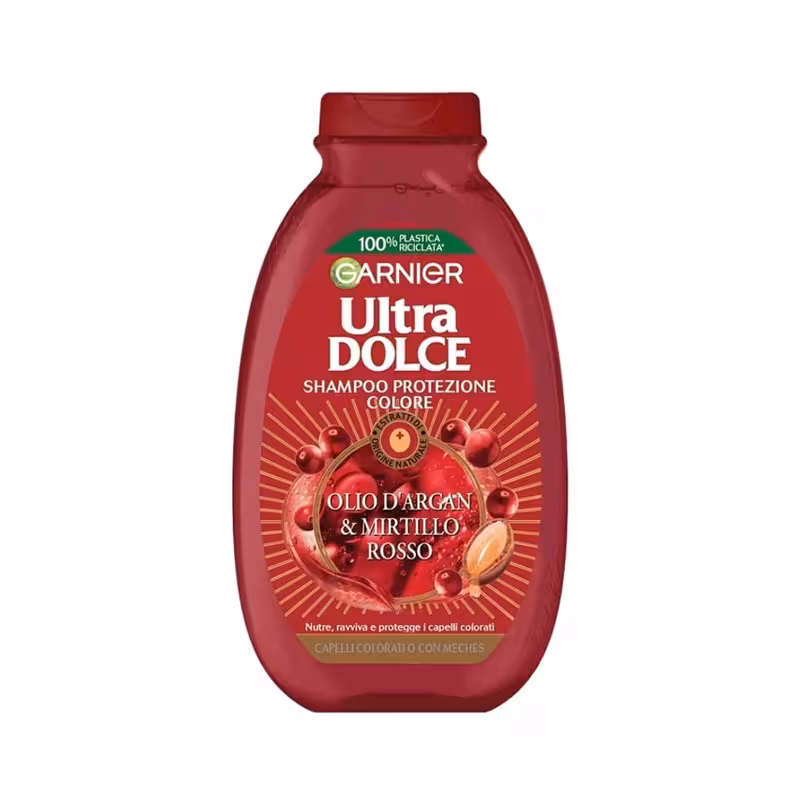شامپو مو آرگان و کرنبری گارنیر Garnier مدل Ultra Dolce حجم 300ml