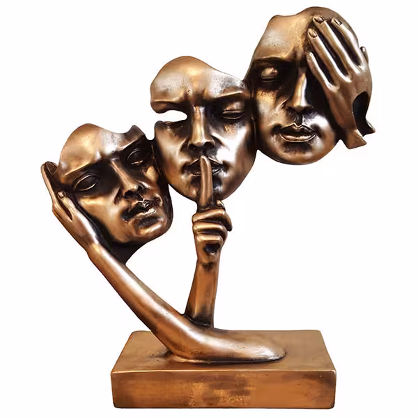 مجسمه سه رخ سکوت کد 2