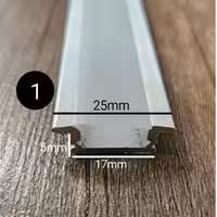 لاینر نوری توکار 1.6 سانتی متری کد 1 رنگ نور فول کالر