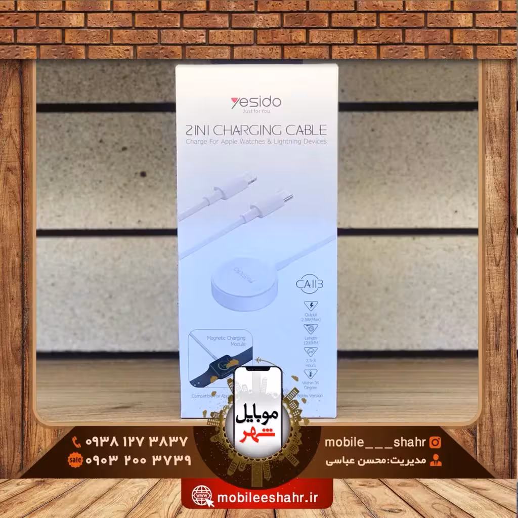 کابل شارژ مگنتی 2IN1 یسیدو Yesido CA113