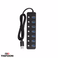 هاب 7 پورت USB 3.0 کی نت K-H10P مدل H10 PRO