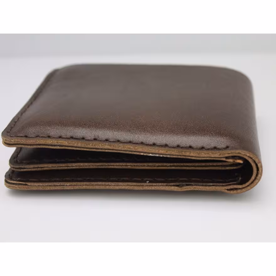 کیف پول جیبی چرم طبیعی مردانه (دست دوز)