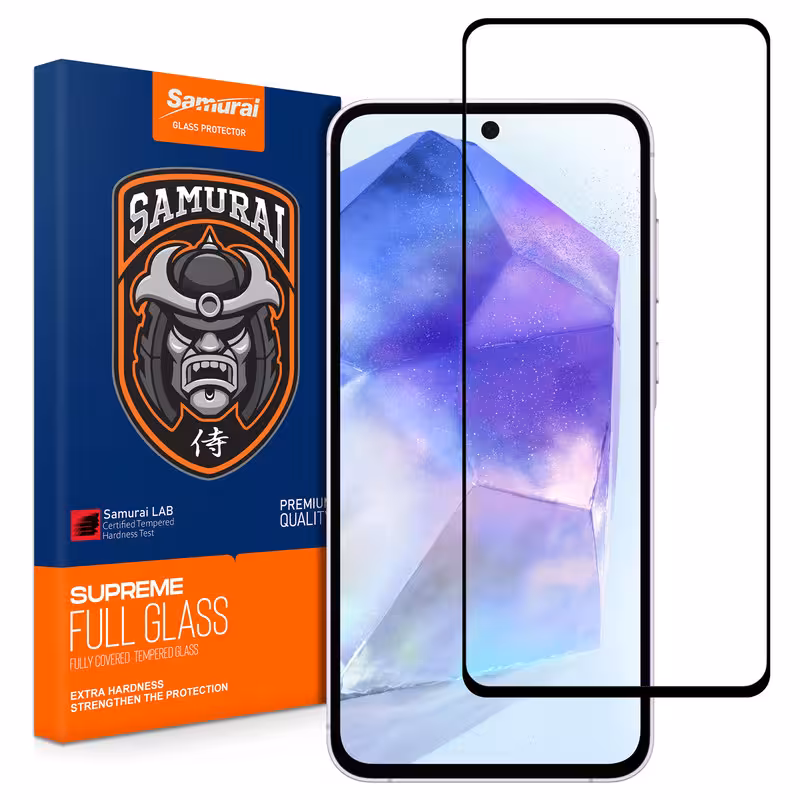 محافظ صفحه نمایش سامورایی مدل ovglass مناسب برای گوشی موبایل سامسونگ Galaxy A55