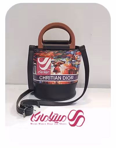 کد 714 کیف دستی دوشی دخترانه مدل دسته چوبی